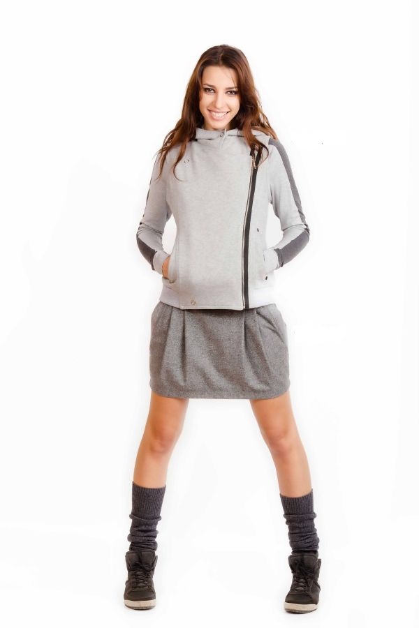 Жакет с "косой молнией" от Лады Калининой