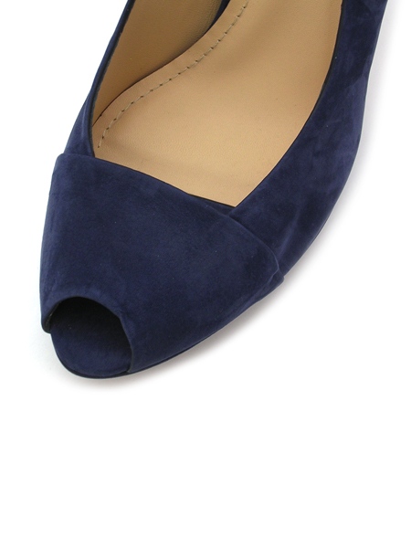 Туфли YSL синие замшевые T006