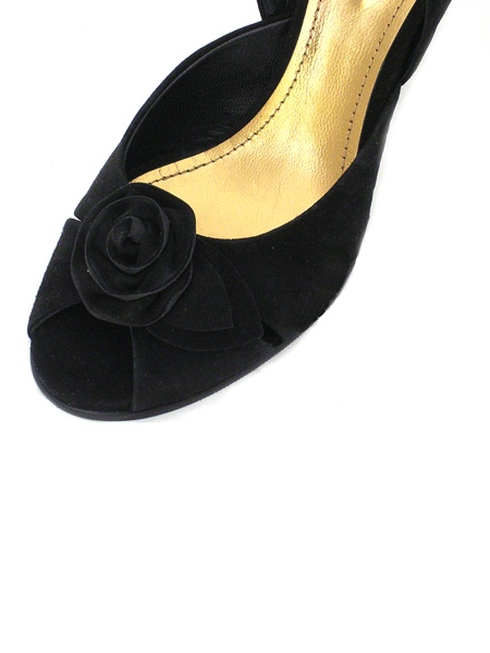 Производитель:GIO ANI Италия. Туфли на шпильке замшевые темные